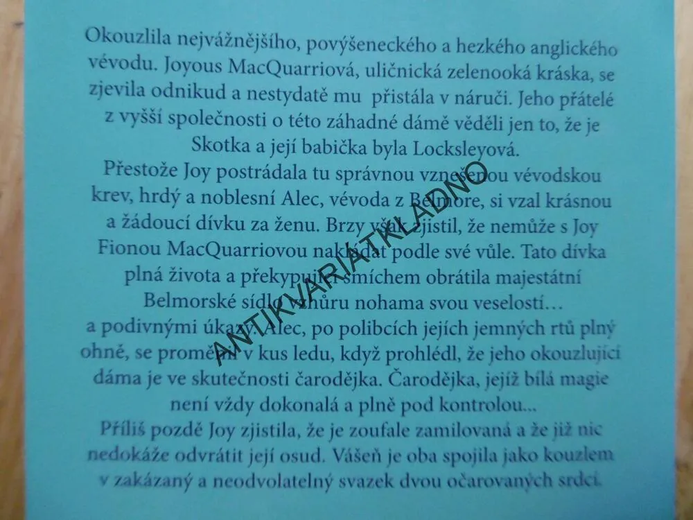 OKOUZLUJÍCÍ ČARODĚJKA, JILL BARNETTOVÁ, **an