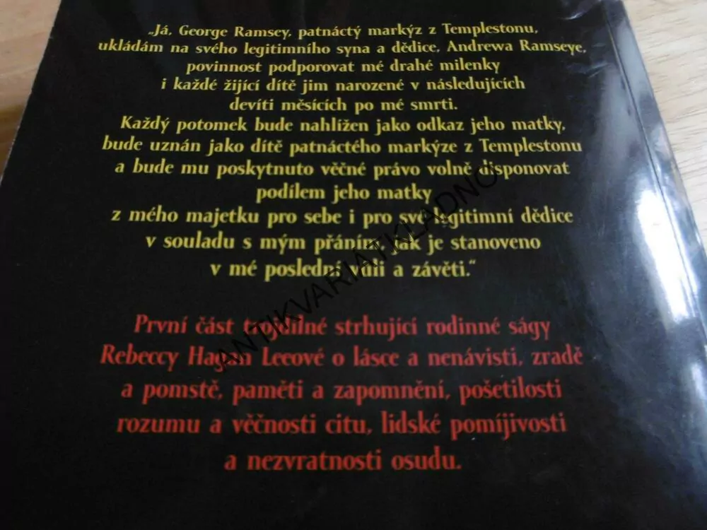 BÝVALÁ MILENKA, REBECCA HAGAN LEEOVÁ