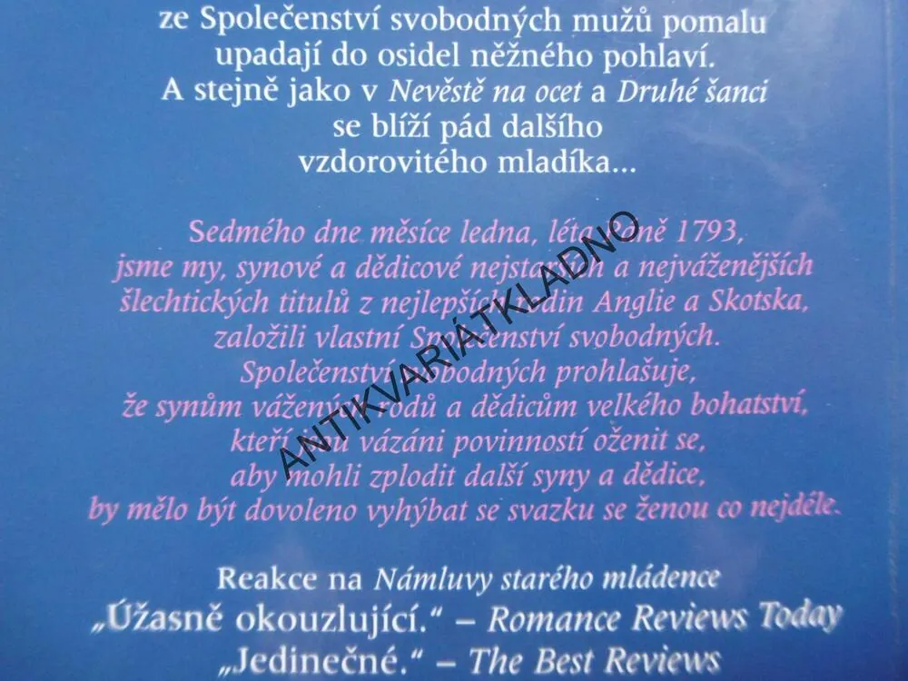 NÁMLUVY STARÉHO MLÁDENCE, REBECCA HAGAN LEE, **an