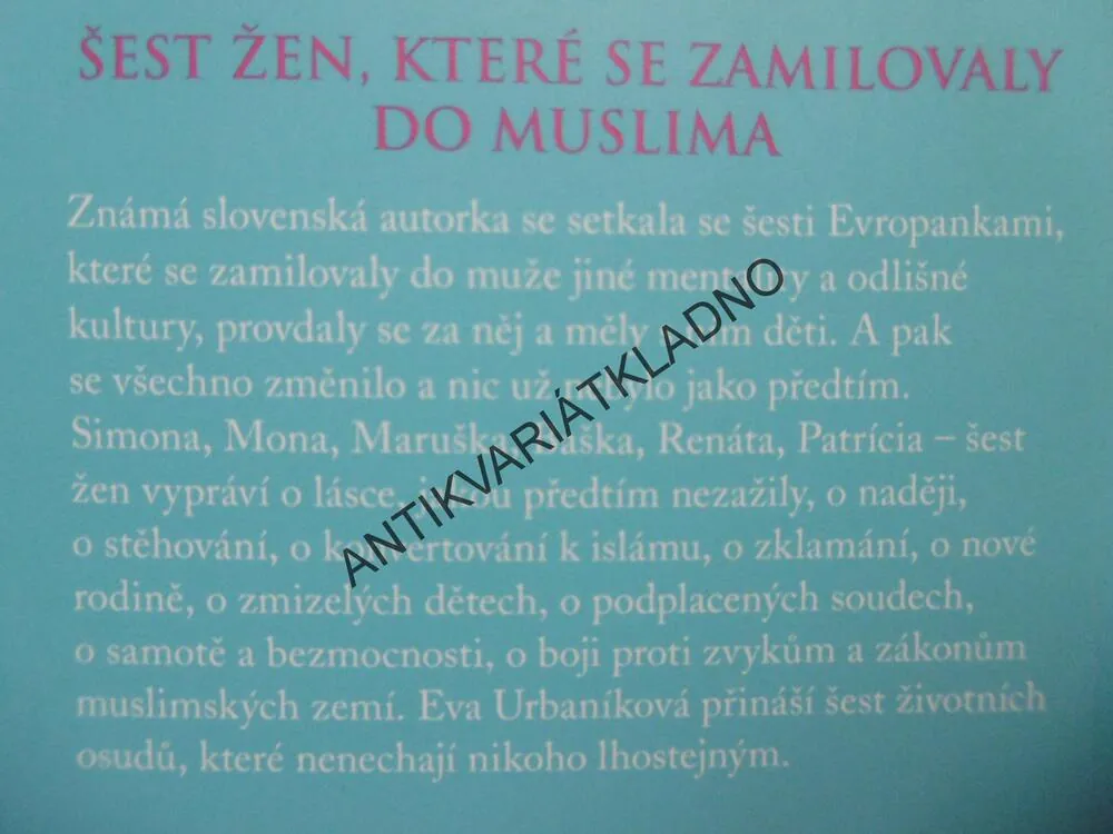 ZTRACENÉ, EVA URBANÍKOVÁ