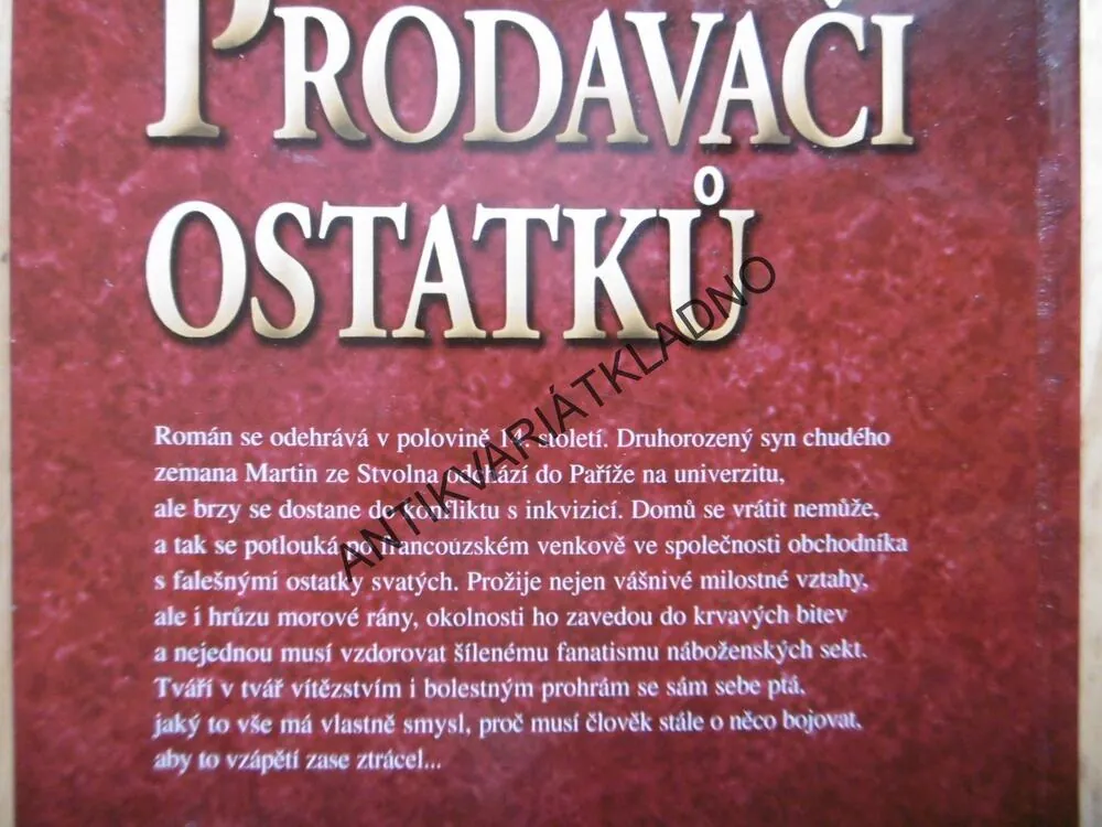 PRODAVAČI OSTATKŮ, VLASTIMIL VONDRUŠKA
