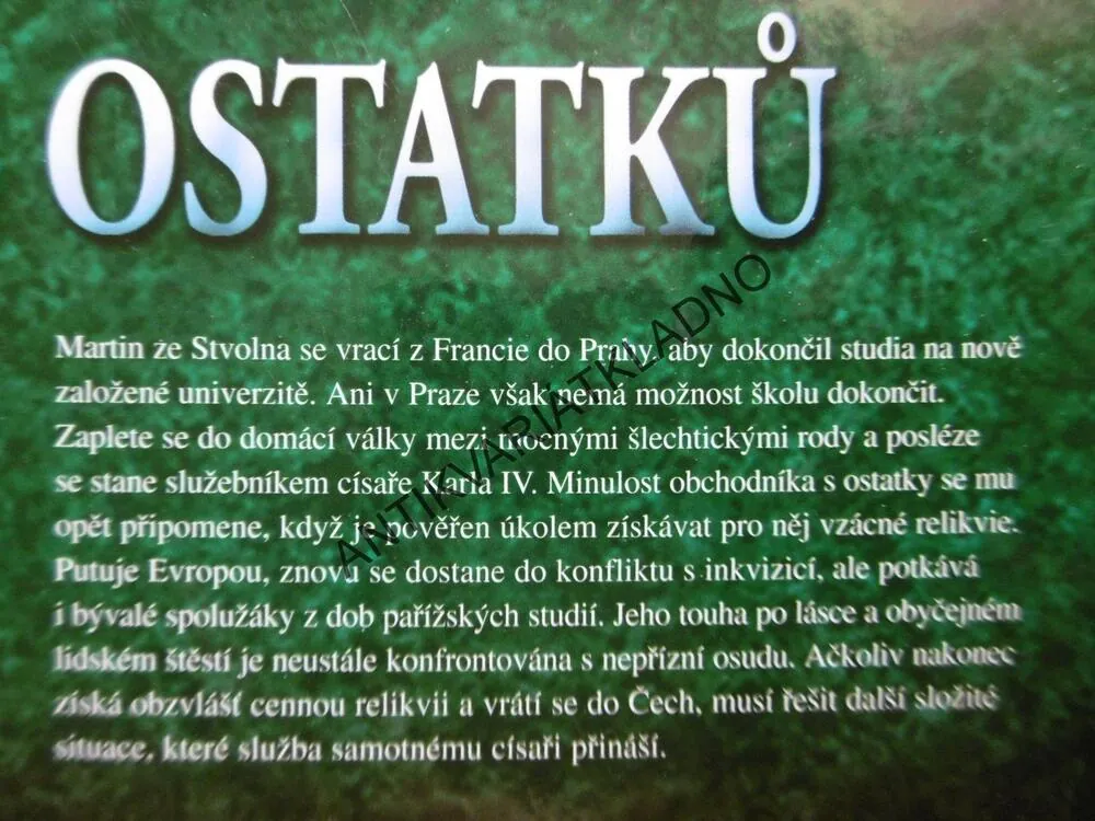SBĚRATELÉ OSTATKŮ, VLASTIMIL VONDRUŠKA, **an