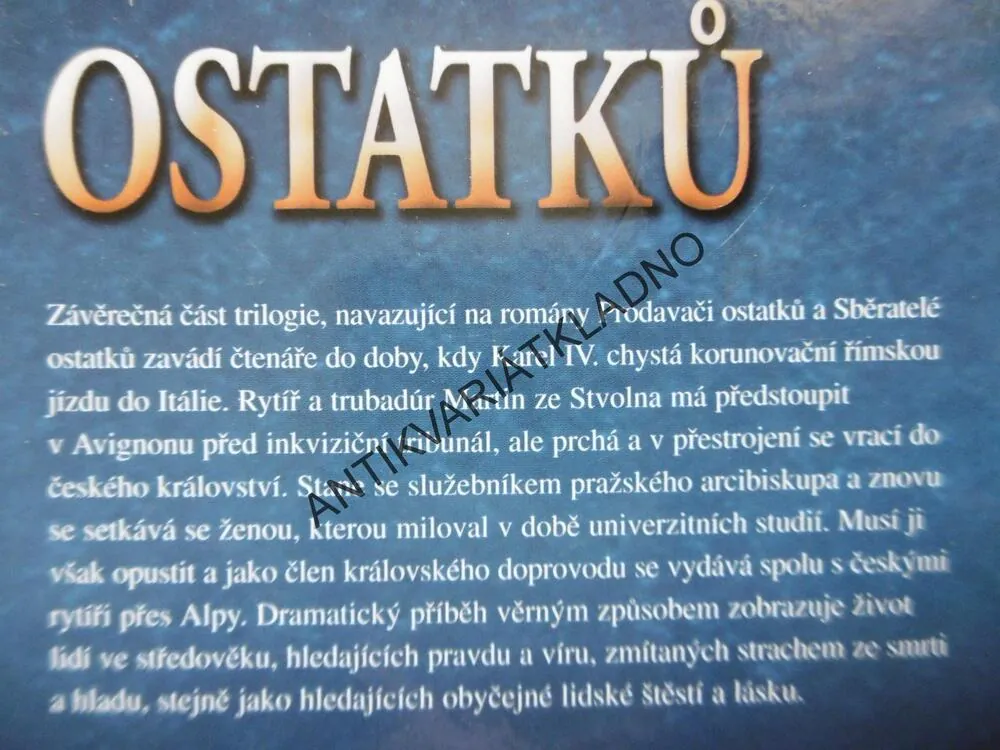 VLÁDCOVÉ OSTATKŮ, VLASTIMIL VONDRUŠKA