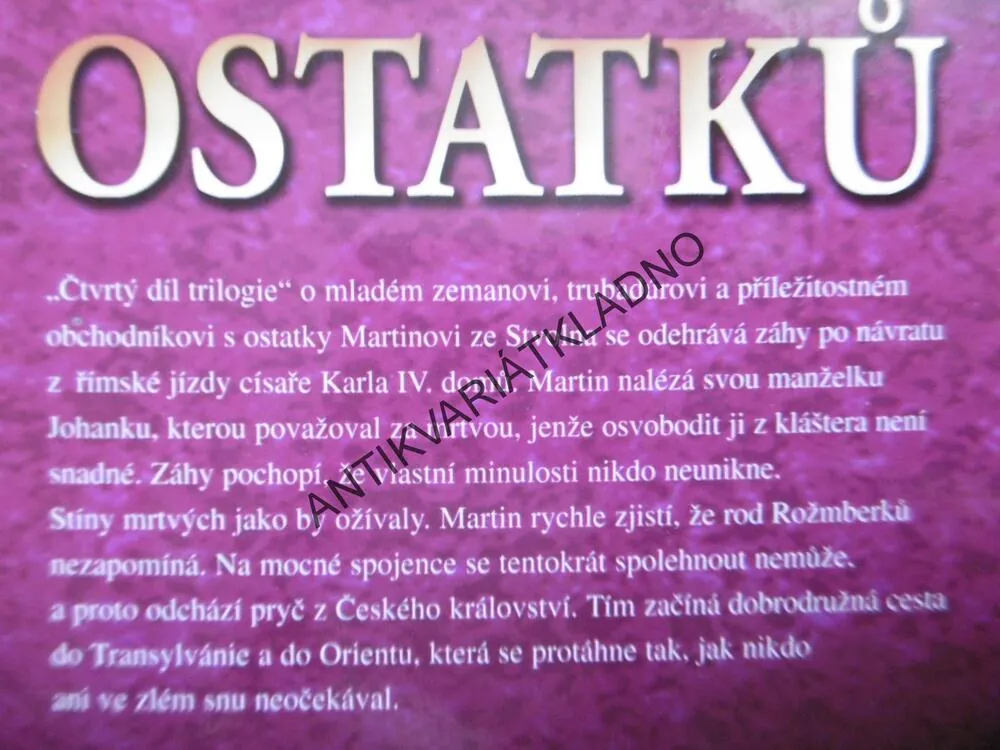 ZLODĚJI OSTATKŮ, VLASTIMIL VONDRUŠKA
