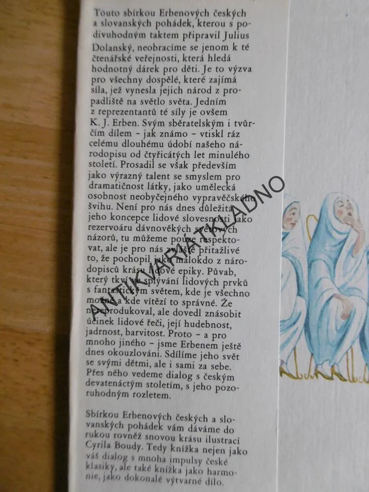POHÁDKY, KAREL JAROMÍR ERBEN, CYRIL BOUDA, **an