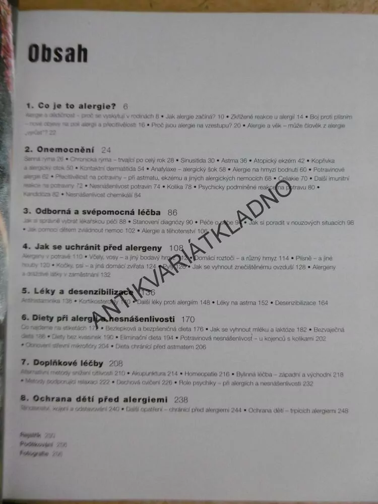 ALERGIE OD A DO Z, PŘÍČINY OBTÍŽÍ, DIAGNOSTIKA, LÉČBA, LINDA GAMLIN, **an