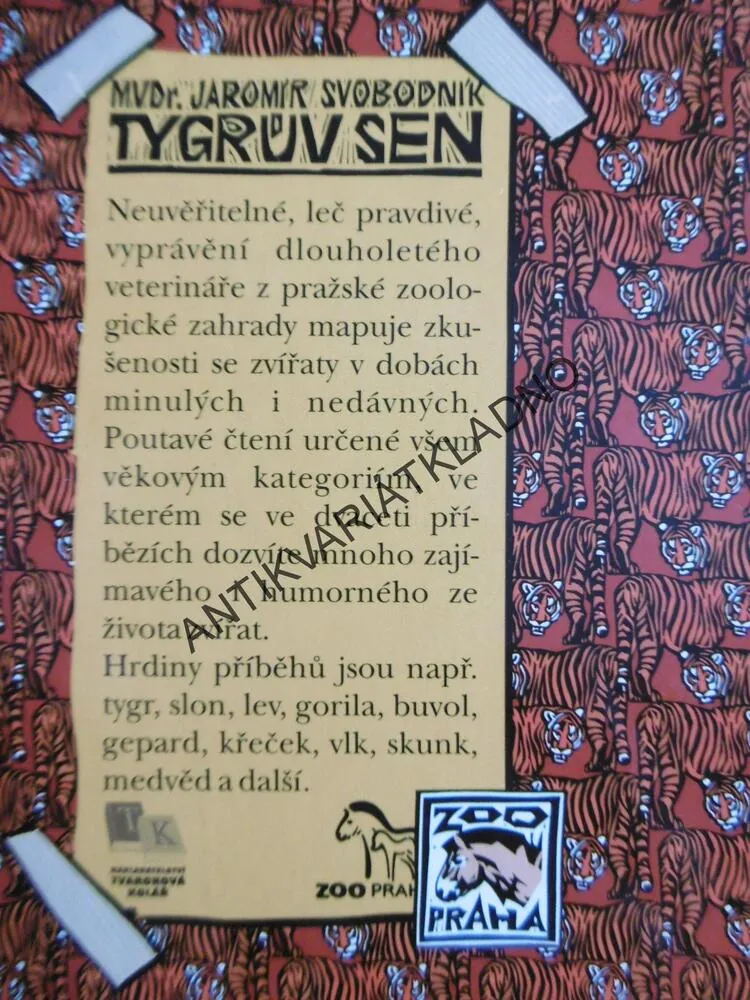 TYGRŮV SEN, JAROMÍR SVOBODNÍK, 