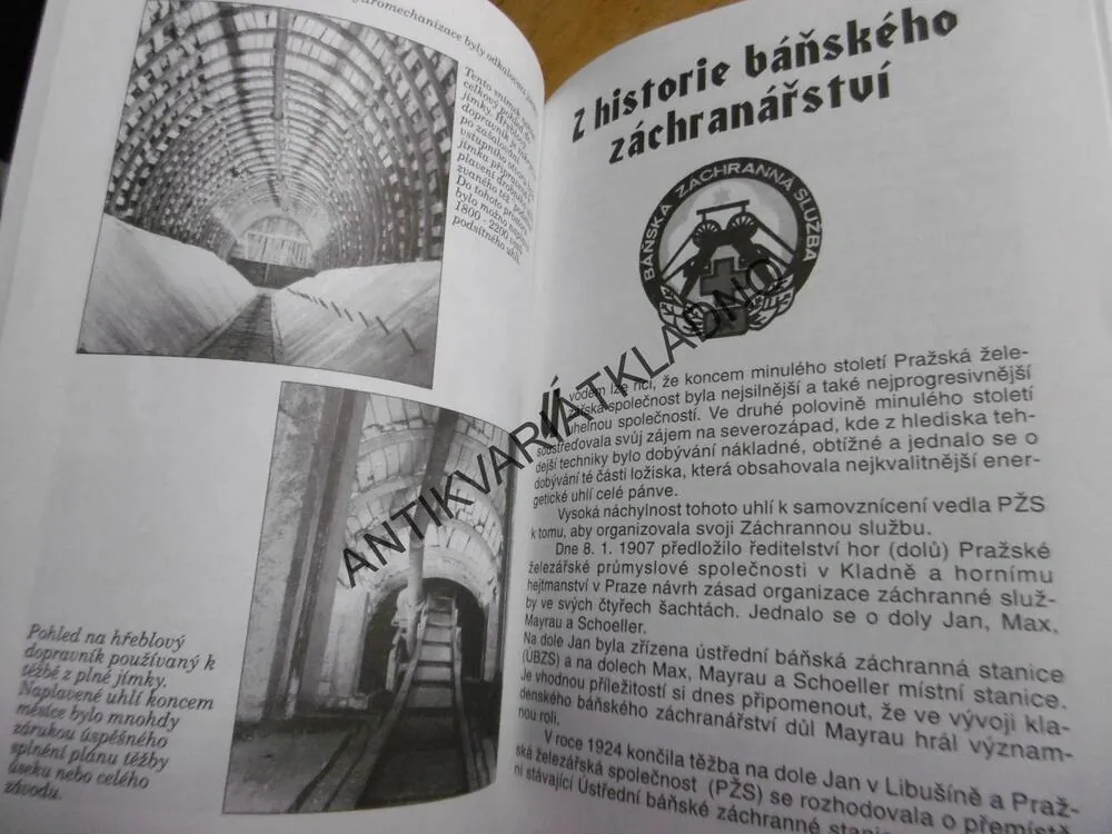 ZDAŘ BŮH, 120 LET DOLU MAYRAU, VINAŘICE KLADNO, HORNICTVÍ, **an