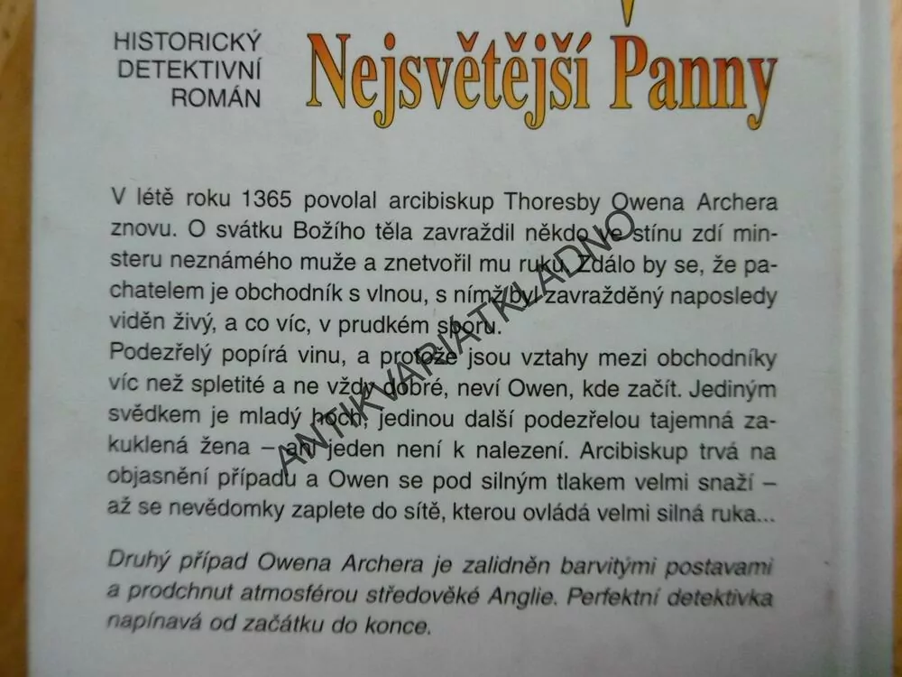 KAPLE NEJSVĚTĚJŠÍ PANNY, CANDACE ROBB, **an