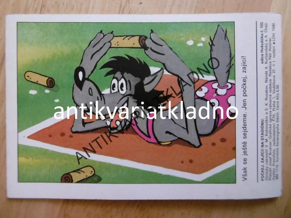 PAPÍROVÉ LEPORELO- POČKEJ, ZAJÍCI! NA STADIONU, HVĚZDIČKA 103