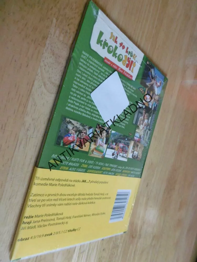 JAK VYTRHNOUT VELRYBĚ STOLIČKU, JAK DOSTAT TATÍNKA DO POLEPŠOVNY, JAK SE KROTÍ KROKODÝLY, DVD FILM 3X