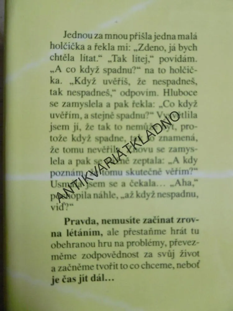 POZNEJ SVŮJ CÍL, ZDEŇKA JORDÁNOVÁ, **an