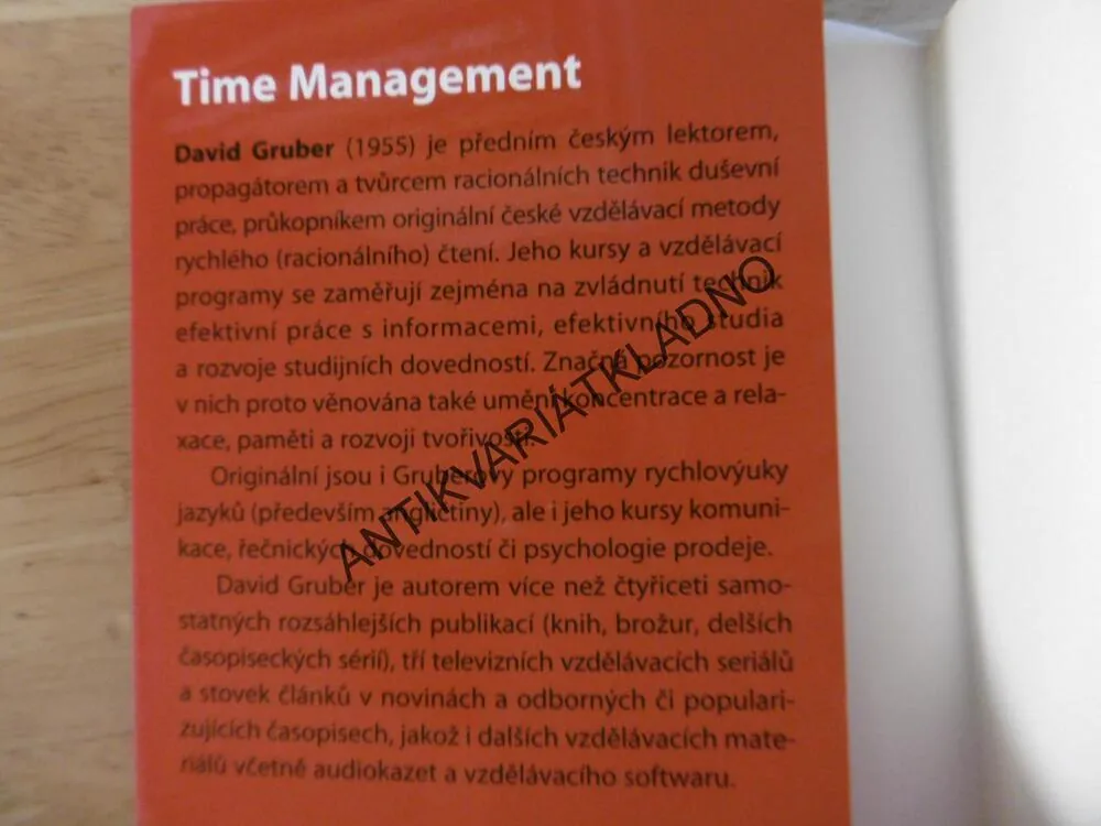 TIME MANAGEMENT, DAVID GRUBER