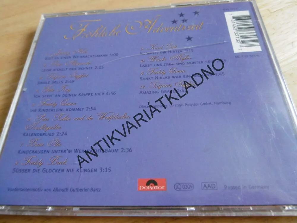 FRÖHLICHE ADVENTSZEIT,  CD