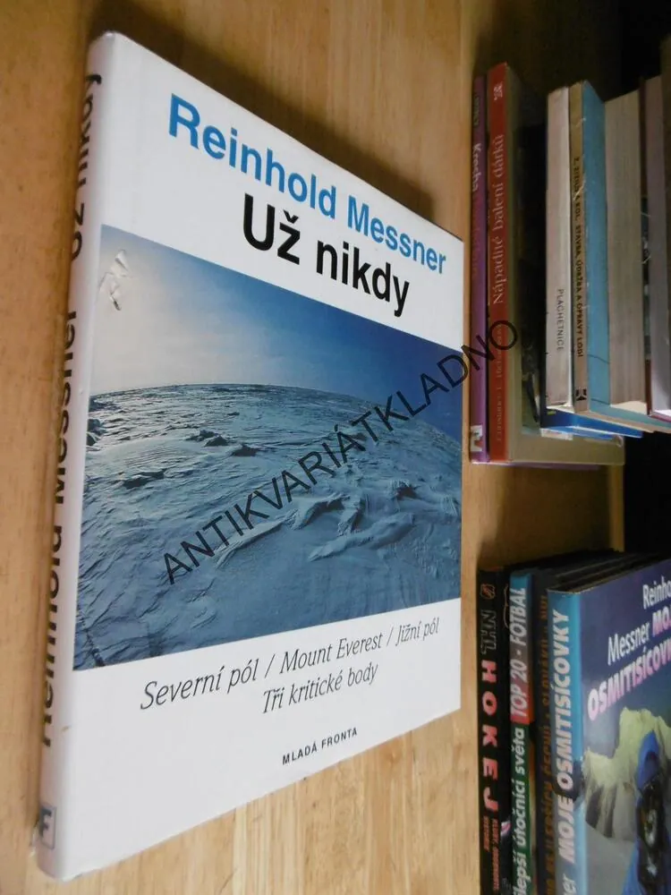 REINHOLD MESSNER, UŽ NIKDY, SEVERNÍ PÓL, MOUNT EVEREST, JIŽNÍ PÓL