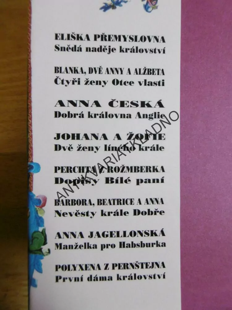 DÁMSKÉ PŘÍBĚHY ČESKÉHO STŘEDOVĚKU, FELIX KRUMLOVSKÝ **an