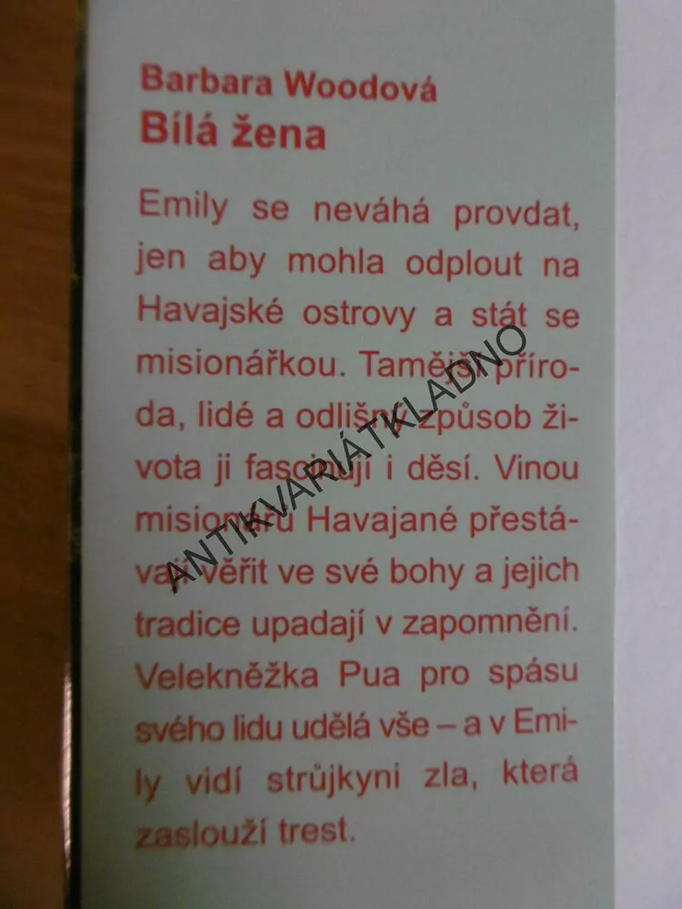 BÍLÁ ŽENA, BARBARA WOODOVÁ, **an