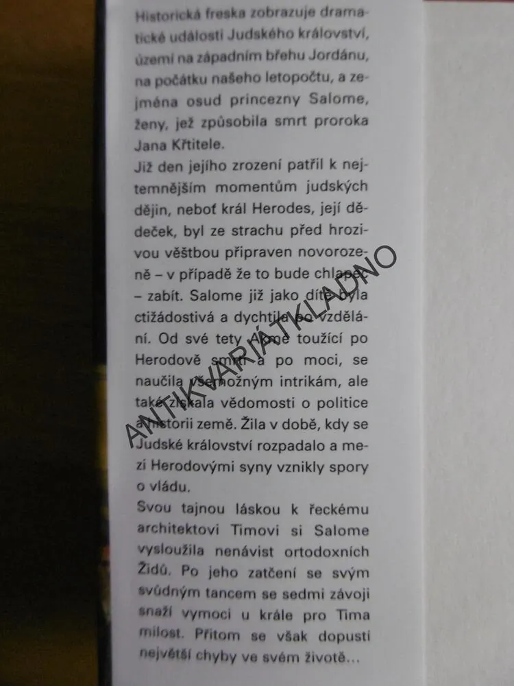 ZÁVOJE PRINCEZNY SALOME, ERIC WALZ