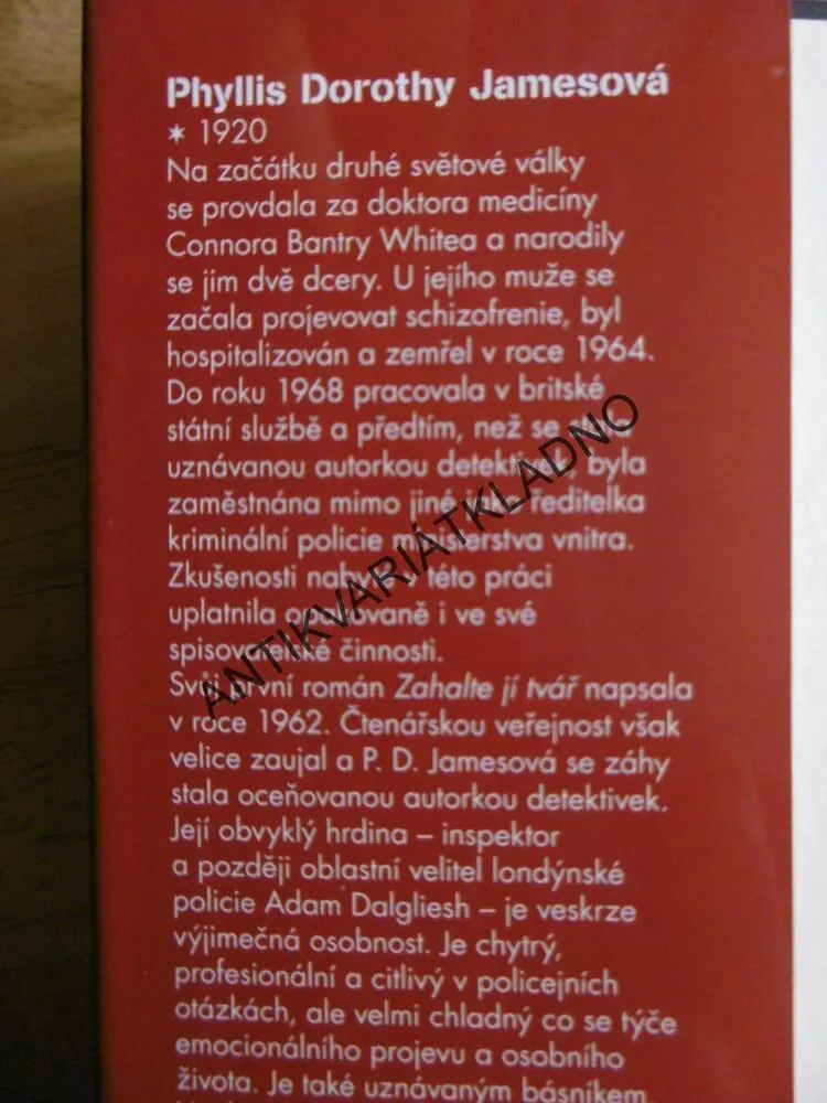 POTOMCI LIDÍ, P.D.JAMESOVÁ, **an