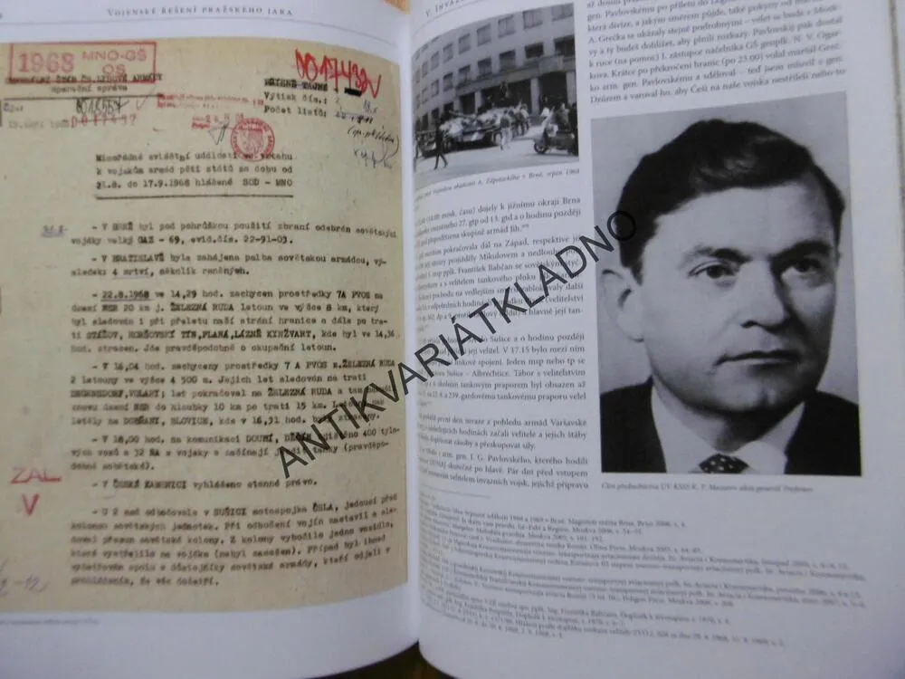 VOJENSKÉ ŘEŠENÍ PRAŽSKÉHO JARA, DANIEL POVOLNÝ, I. INVAZE ARMÁD VARŠAVSKÉ SMLOUVY