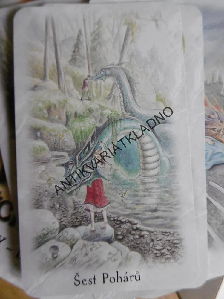 TAROT KELTSKÝCH DRAKŮ, CONWAY, LISA HUNT, KNIHA + KARTY V KRABICI