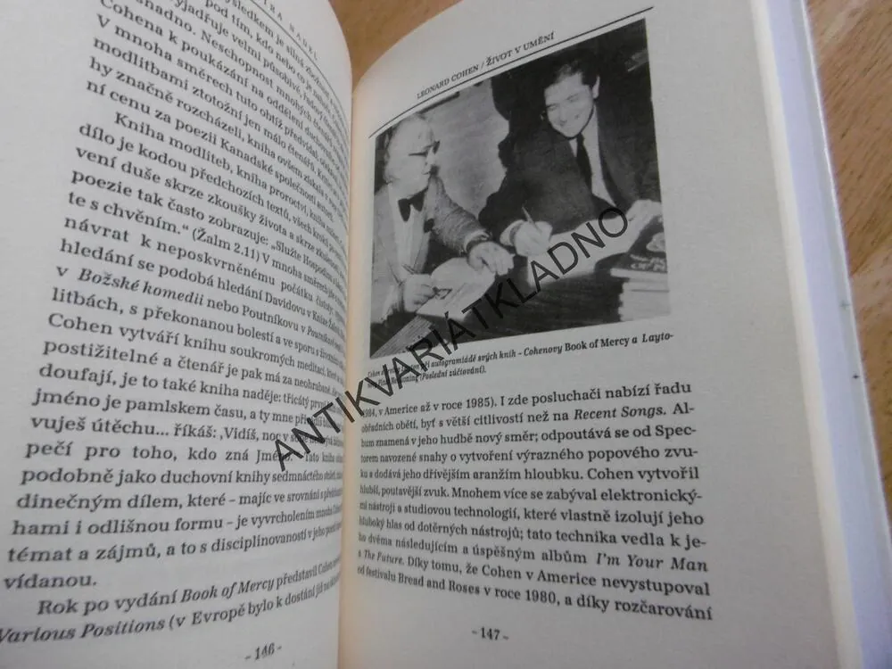 ŽIVOT V UMĚNÍ, LEONARD COHEN