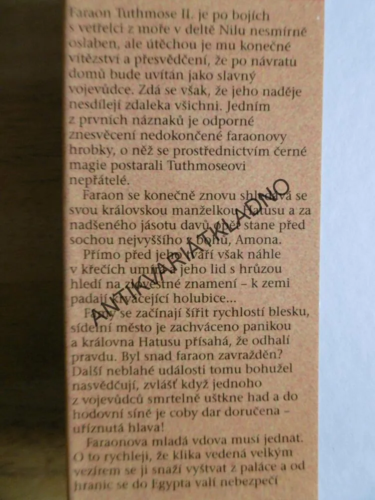 PŘED TVÁŘÍ AMONOVOU, PAUL DOHERTY, **an
