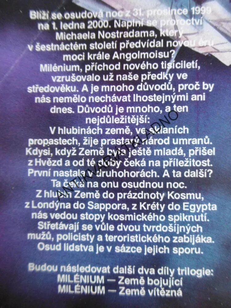 MILÉNIUM, ZEMĚ OHROŽENÁ, ONDŘEJ NEFF