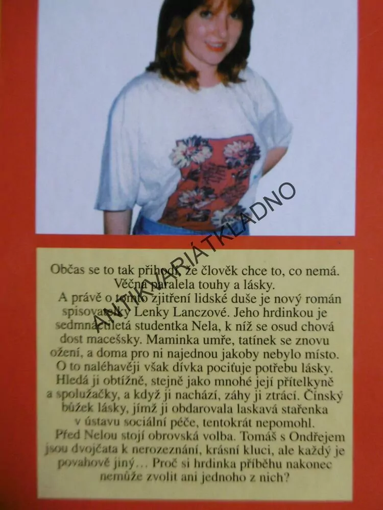 HOŘKÁ CHUŤ LÁSKY, LENKA LANCZOVÁ, **an