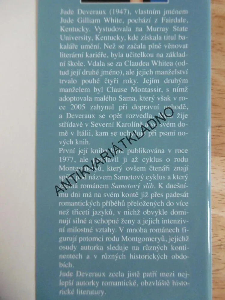 ŠŤASTNĚ AŽ NA VĚKY, JUDE DEVERAUX, **an