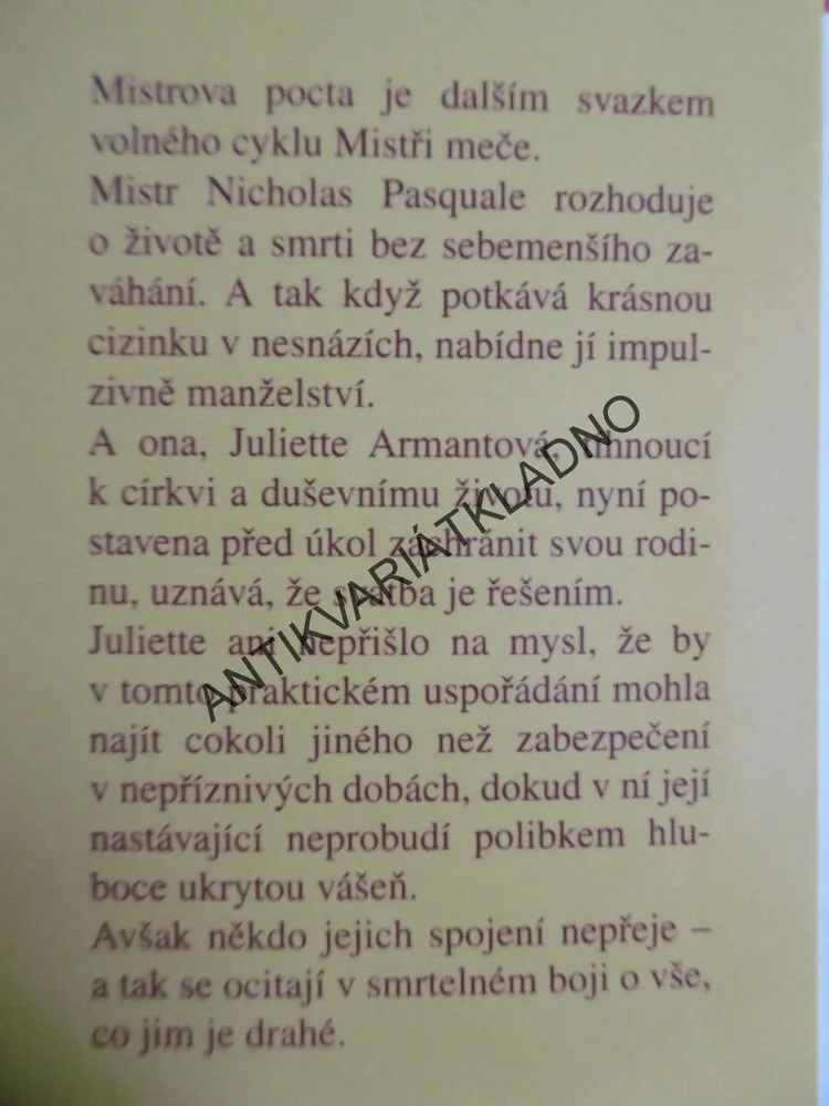 MISTROVA POCTA, JENNIFER BLAKE, **an