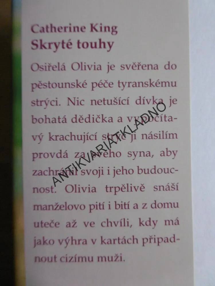 SKRYTÉ TOUHY, CATHERINE KING