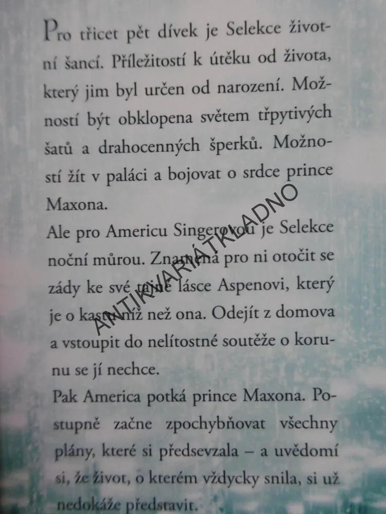 SELEKCE , KIERA CASSOVÁ, **an