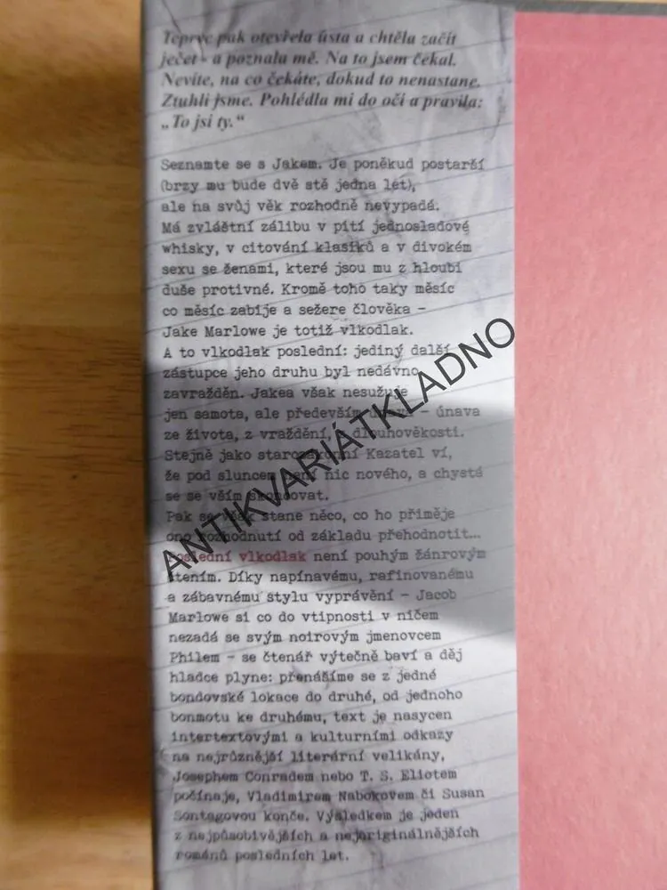 POSLEDNÍ VLKODLAK, GLEN DUNCAN