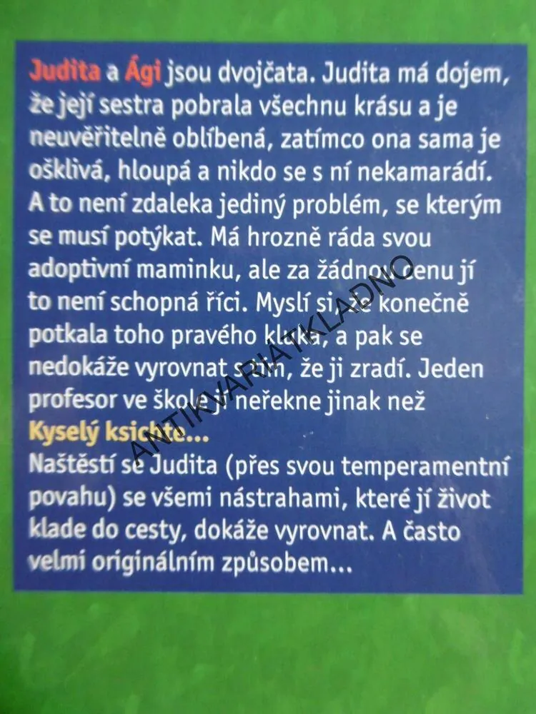 KOČKU HLAĎTE PROTI SRSTI, JUDIT G.SZABÓOVÁ, **an