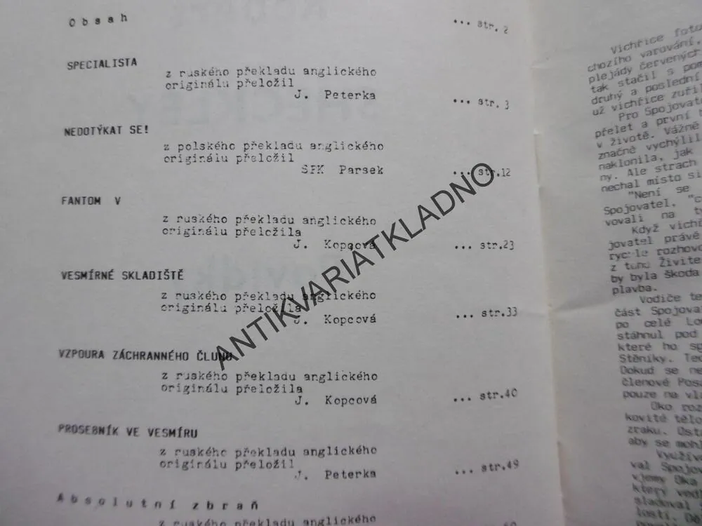 POVÍDKY, ROBERT SHECKLEY, 1990, **an
