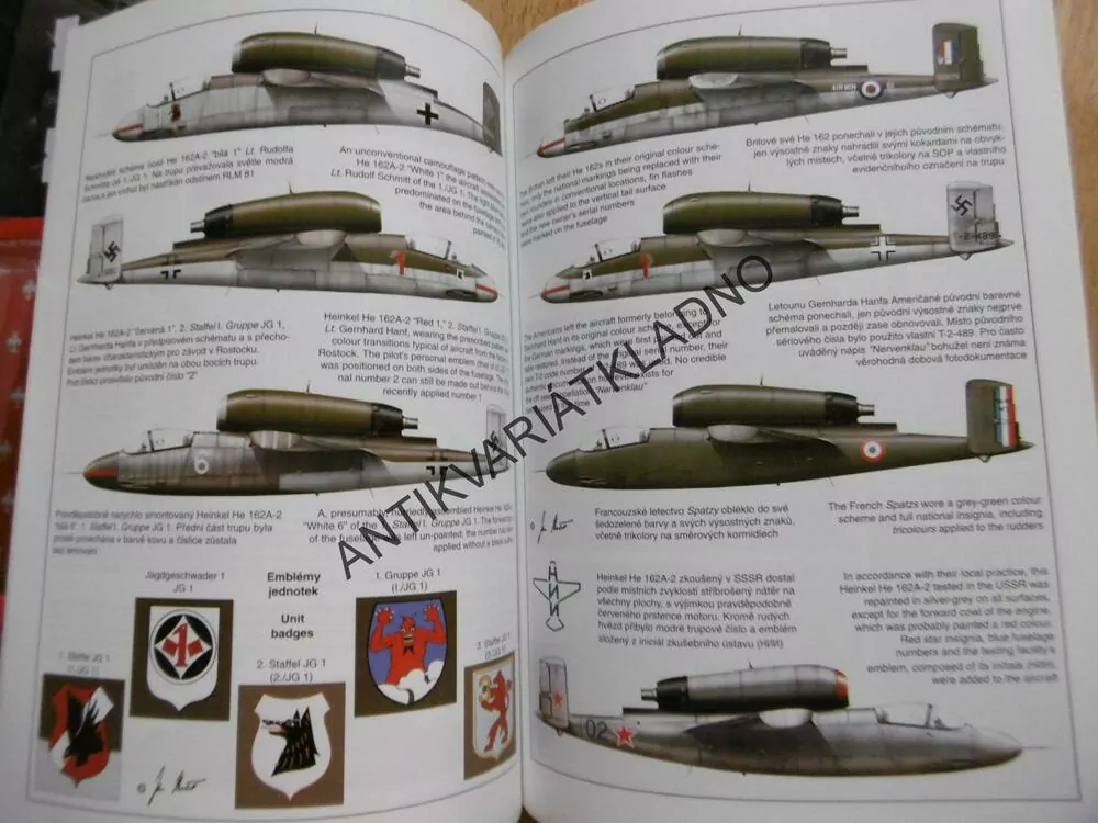 HENSCHEL HE 162 SPATZ, LETADLO, 