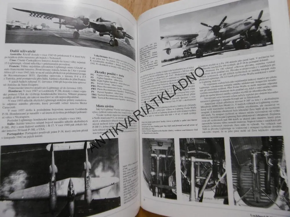 LOCKHEED P-38 LIGHTNING, PROFILY LETADEL 2.SVĚTOVÉ VÁLKY, 10.