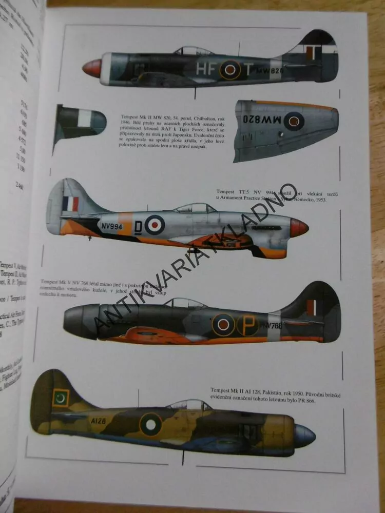 HAWKER TEMPEST, PROFILY LETADEL 2.SVĚTOVÉ VÁLKY, 5