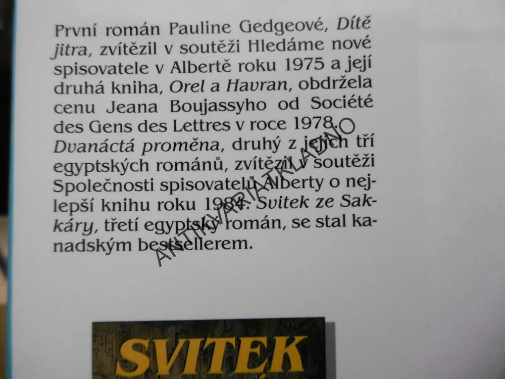 VLÁDCOVÉ OBOU ZEMÍ 1, PAULINE GEDGEOVÁ
