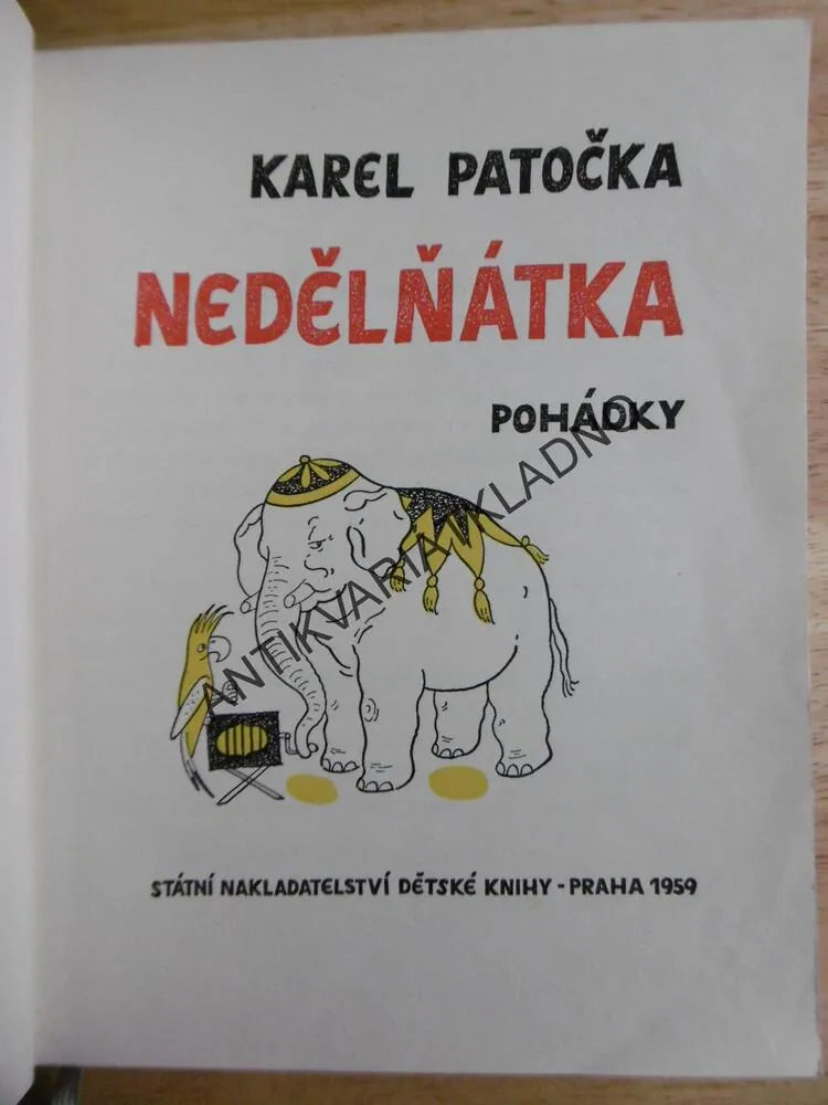 NEDĚLŇÁTKA, KAREL PATOČKA, ALENA LADOVÁ (LADA)