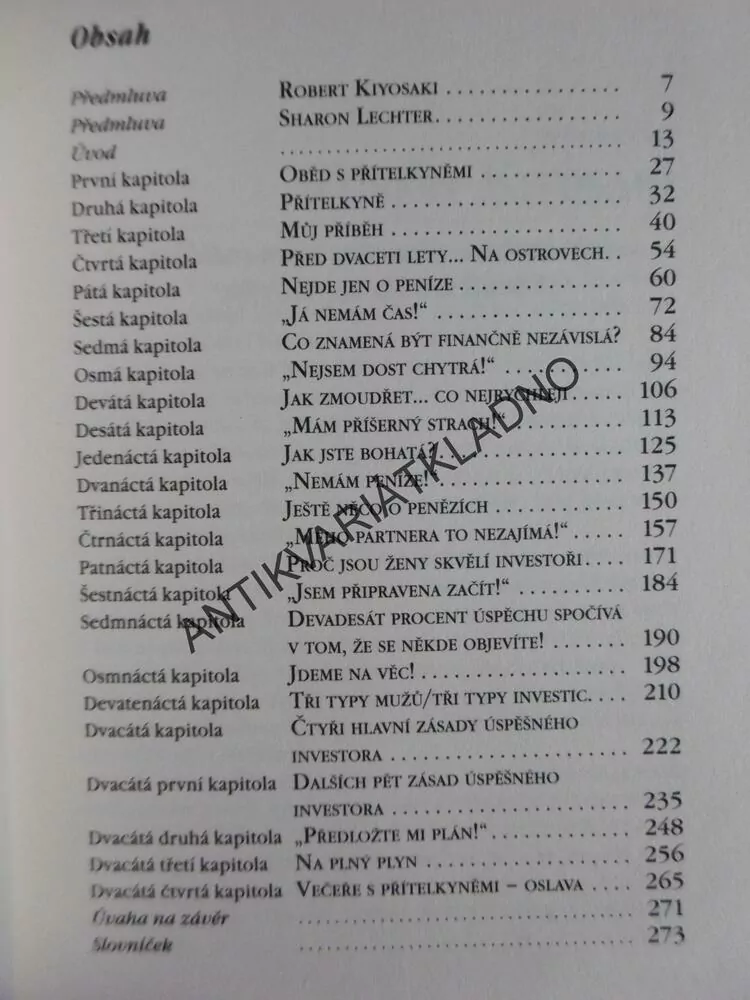 BOHATÁ ŽENA, KIM KIYOSAKI