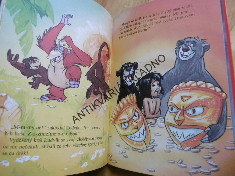 MAUGLÍ A ZLATÝ POKLAD, WALT DISNEY, **an
