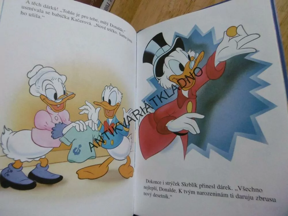 KAČER DONALD, DONALDOVY NAROZENINY, WALT DISNEY, **an