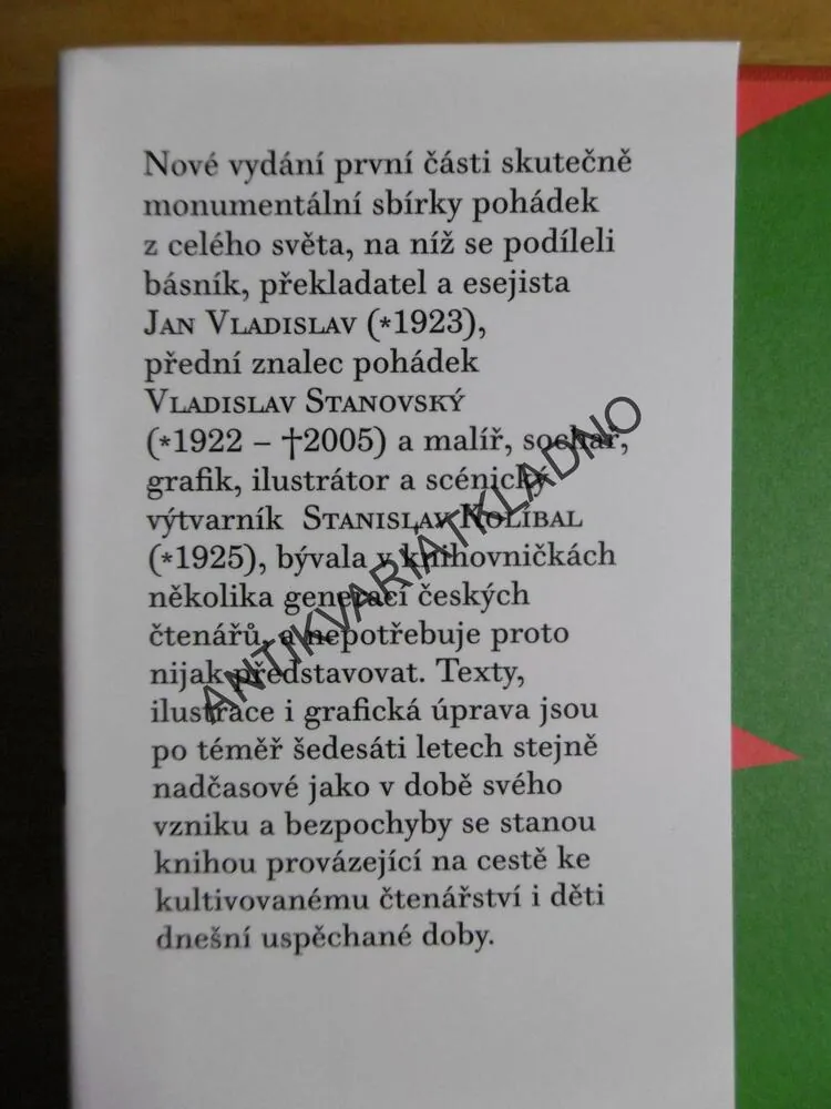 PRVNÍ STROM POHÁDEK Z CELÉHO SVĚTA, STANOVSKÝ, KOLÍBAL, 2008