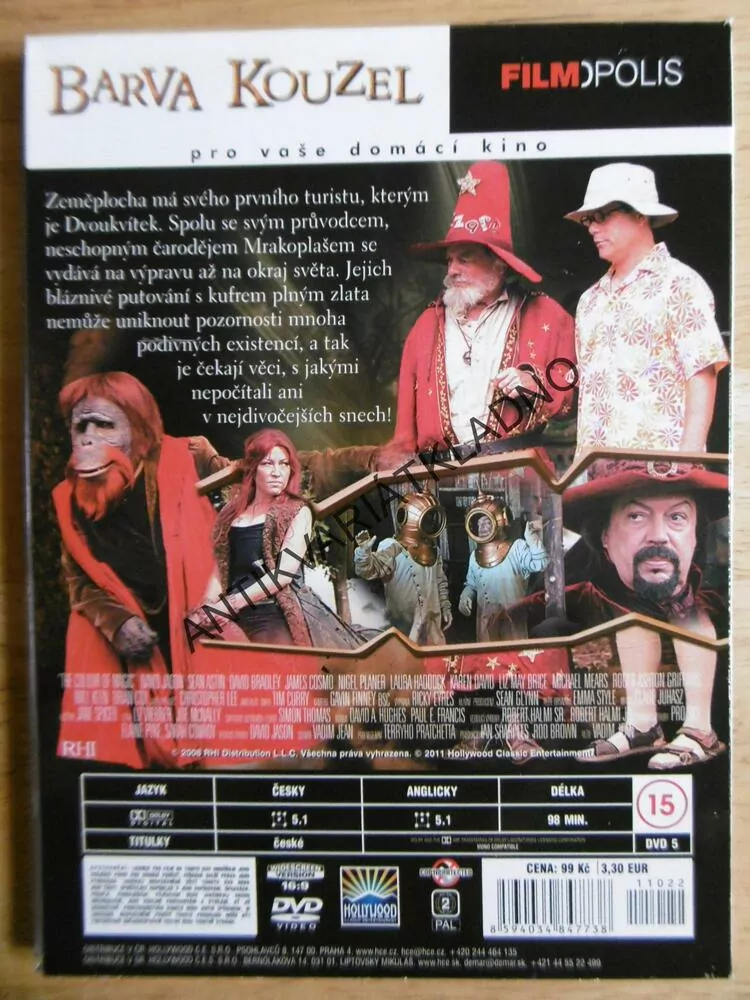 BARVA KOUZEL, VÍTEJTE NA ZEMĚPLOŠE,1., DVD FILM