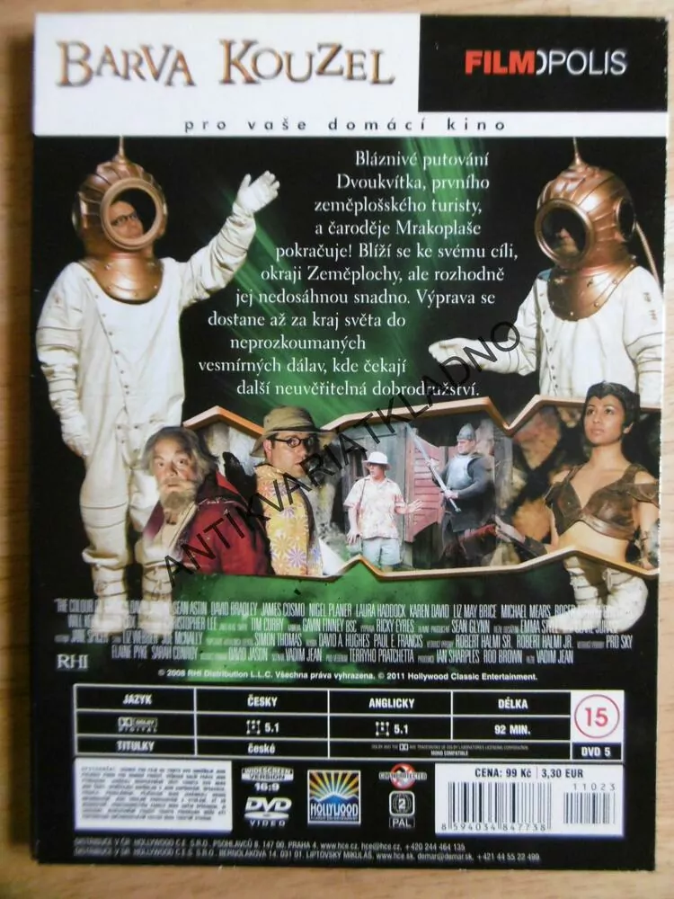 BARVA KOUZEL, VÍTEJTE NA ZEMĚPLOŠE,2., DVD FILM