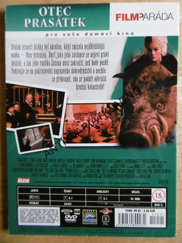 OTEC PRASÁTEK, HOGFATHER,2., DVD FILM