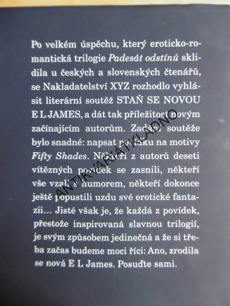 INSPIRACE V ODSTÍNECH ŠEDI, PADESÁT ODSTÍNŮ ŠEDI, E.L. JAMES, **an