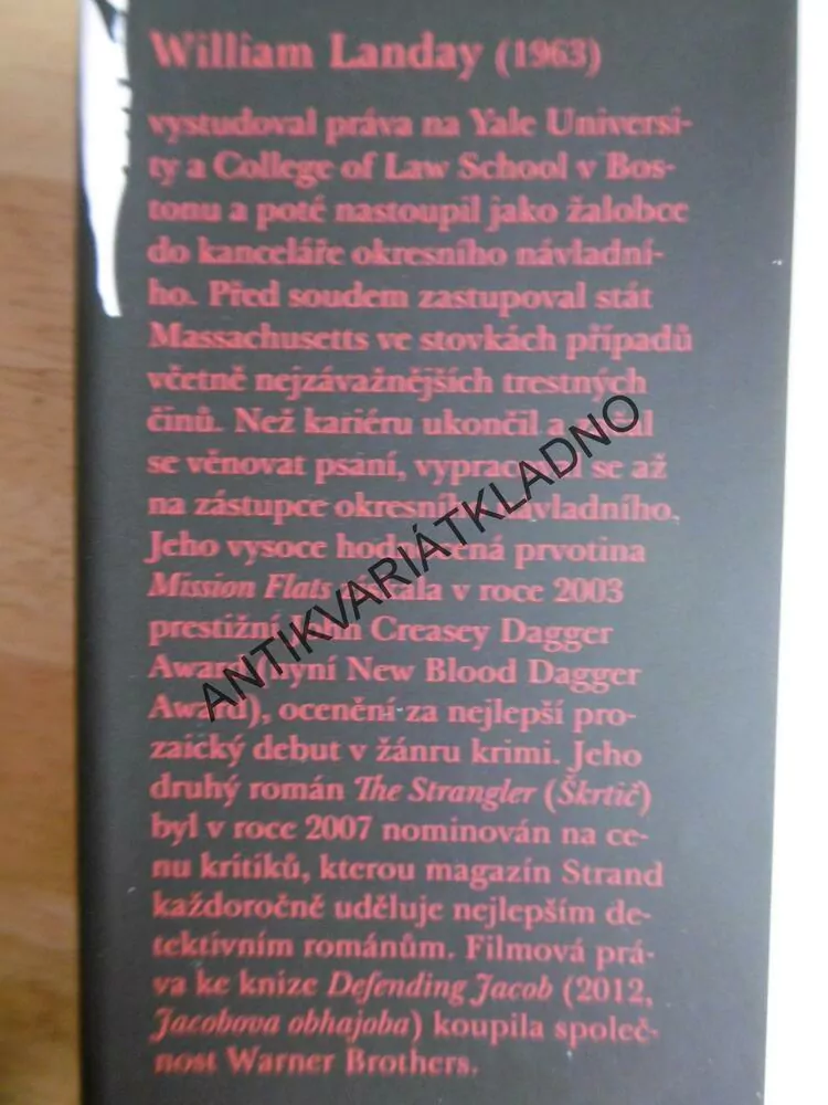 JACOBOVA OBHAJOBA, WILLIAM LANDAY